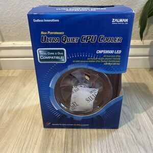 Zalman Ultimate Performance Ultra Quiet CPU Cooler CNPS9700 LED NEW Sealed